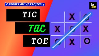 Tic Tac Toe  C Programming MiniProject  Beginners tutorial [upl. by Eidob]