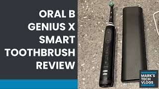 Oral B Genius X Smart AI Electric Toothbrush Review [upl. by Yi]