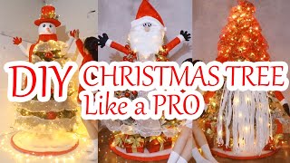 4 Easy Christmas Tree Designs Like a Pro  Christmas Tree Decoration  P3 [upl. by Hsemar]