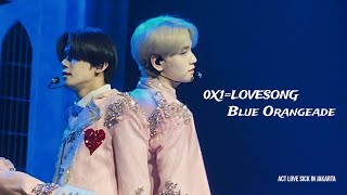 221012 0X1LOVESONG  Blue Orangeade TXT 투모로우바이투게더 Act Love Sick in Jakarta [upl. by Lenox]