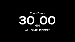 30 Minute Countdown Timer Challenge  Can You Beat The Clock [upl. by Gayleen]