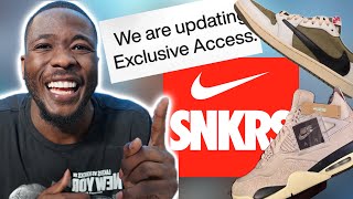 BIG CHANGES FOR NIKE SNKRS APP HUGE RESTOCK MAJOR HEAT [upl. by Ehudd]