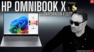 HP OmniBook X with Snapdragon X Elite 2024 [upl. by Ikcaj]