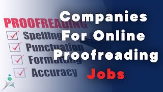 Proofreading Jobs  Proofreading Jobs Online No Experience [upl. by Barger]