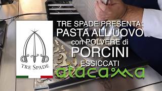 Pasta alluovo con polvere di porcini essiccati [upl. by Wallache]