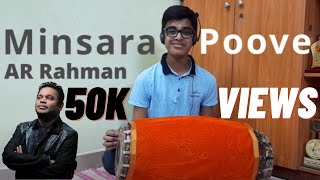 Minsara Poove  Padayappa  Mridangam Cover  AR Rahman  HD [upl. by Neall]