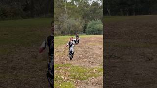 Bee Sting Drama Sabre Vs Motorbike scary scary beesting dirtbike [upl. by Nilorac224]