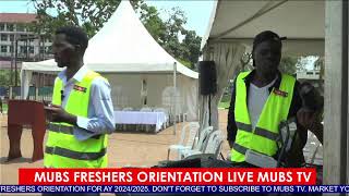 MUBS TV MUBS FRESHERS ORIENTATION FOR AY 20242025 [upl. by Enailuj]