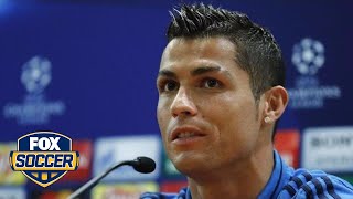 Ronaldo storms out of Real Madrid press conference in Rome  FOX SOCCER [upl. by Ecirual171]