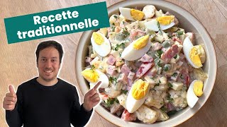 Salade piémontaise maison  La VRAIE recette traditionnelle [upl. by Jaquenetta]