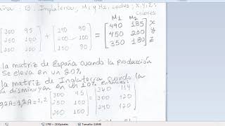 Álgebra Lineal  Matrices  Aplicación [upl. by Leizar]