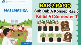 Konsep Rasio Matematika Kelas 6 Semester 1 Kurikulum Merdeka [upl. by Ahseyi]