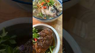 Canh Chua Cá Kho Tộ  Vietnamese sweet amp sour soup with braised catfish vietnameserecipe chefqstr [upl. by Pooh]