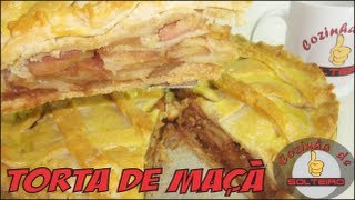 TORTA DE MAÇÃ  Vídeo Rápido [upl. by Gomer189]