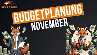 Budgetplanung im November  Finanzen organisieren [upl. by Housen877]