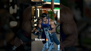 biceps workout💪 gym biceps motivation workout [upl. by Aisayn]