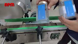 Labeling machine for glass square bottle [upl. by Grant928]