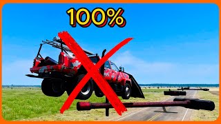 Chance of Survival With Diferent Vehicles vs Giant Hammer Beamng Drive [upl. by Dame377]