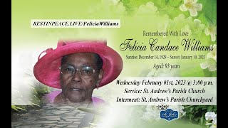 Live Stream for Felicia Williams [upl. by Euqinaj]