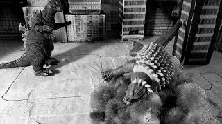 Godzilla vs Anguirus 1955 stop motion studio [upl. by Frederiksen]