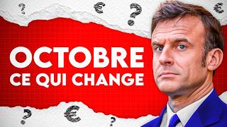 TOUT ce qui change pour vous en octobre [upl. by Connor639]