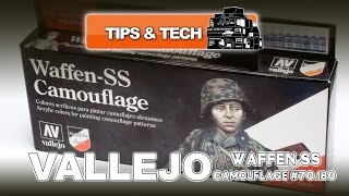 VALLEJO WAFFEN SS CAMO PAINT SET 70180 UNBOXED [upl. by Eihcra]