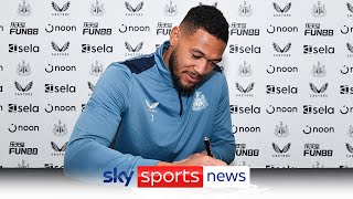 Joelinton signs a new longterm contract at Newcastle [upl. by Teufert]