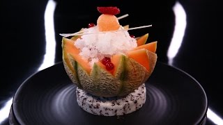 Fruits frais granité au muscat de BeaumesdeVenise sorbet melon par Christophe Michalak DPDC [upl. by Ambert]