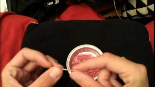 Comment faire un collier en perle de rocailles [upl. by Ramel]