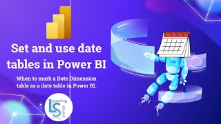 Set and use date tables in Power BI  When to mark Date Dimension table as a date table in Power BI [upl. by Sunil]