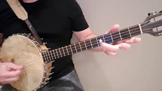 quotConnaughtmans Ramblesquot on Irish tenor banjo [upl. by Neila]