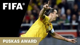 Zlatan Ibrahimović Bicycle Kick Goal  FIFA Puskas Award 2013 WINNER [upl. by Fennell]