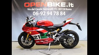 Ducati Panigale V2 BAYLISS Euro 5 ABS Anno 102022 Km 2200  wwwopenbikeit [upl. by Elidad]