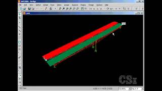 SAP 2000 Box Girder Bridge V10S  1 [upl. by Tigram459]