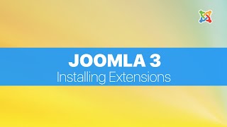 Joomla 3 Basics For Beginners  Installing extensions [upl. by Fulbert]