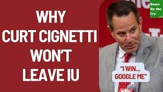 Why Curt Cignetti Stays At IU  Indiana Football [upl. by Halilak886]