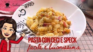 Pasta con ceci in scatola ricetta semplice e veloce [upl. by Derfniw]