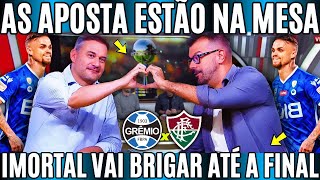 MÍDIA MANDAM AS APOSTAS NA MESA O IMORTAL VAI BRIGAR ATÉ A FINAL NOTICIAS DO GRÊMIO FBPA DE HOJE [upl. by Dagmar]