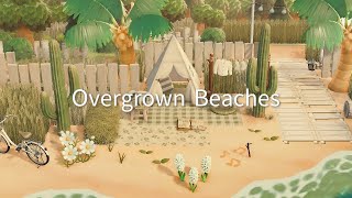 【あつ森】緑生い茂る自然島 ４つのビーチレイアウト🌴🌾  Decorating my Beaches  Animal Crossing New Horizons [upl. by Rana]