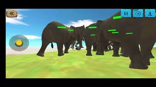 Elephant Stampede Simulation [upl. by Millicent977]