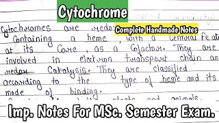 CYTOCHROME BioEnergetic Structure and Function Types Of Structure KanhaiyaPatel [upl. by Elvina145]