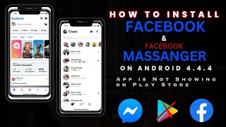 How to install Facebook amp Messenger on android 444  Facebook not showing on playstore [upl. by Elsa]