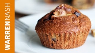 Banana Cupcake Recipe  With Chocolate  Recipes by Warren Nash [upl. by Nylireg583]