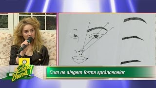 Cum ne alegem forma sprâncenelor [upl. by Roddie]