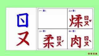 ㄅㄆㄇ 注音符號 拼音18  ㄖ的四聲拼音與發音練習Traditional Chinese Pinyin [upl. by Marillin]