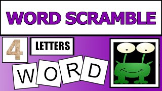 Scrambled Words Games  Jumbled Word Game  Guess the Word Game  Word Scramble  SW Scramble [upl. by Ursa]