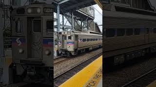 shorts SEPTA Warminster Line Train Departs FernRockTransportationCenter [upl. by Yrreg]