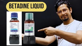 How to use betadine solution  Betadine type  Benefits of betadine gargle [upl. by Leumhs313]