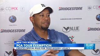 PGA Tour creates special exemption to honor Tiger Woods golf legacy [upl. by Anuat185]