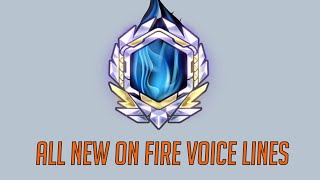 Overwatch 2  All On Fire Voice Lines 🔥 [upl. by Eus]